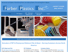 Tablet Screenshot of farberplastics.com